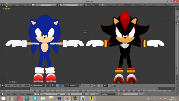 Sonic and Shadow Dreamcast