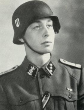 Pio Filippani Ronconi in Waffen SS uniform italiana