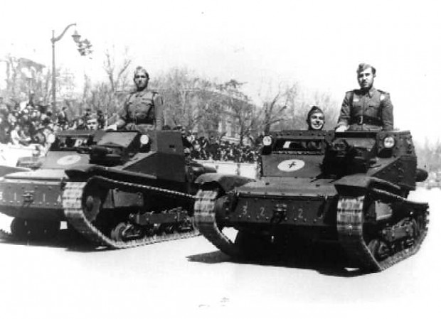 Italian Tankettes in Spanish Civil War-Ansaldo April 1939