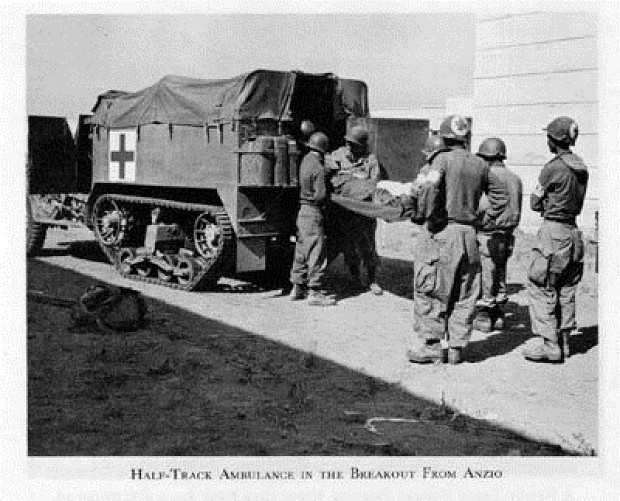 US halftrack ambulance