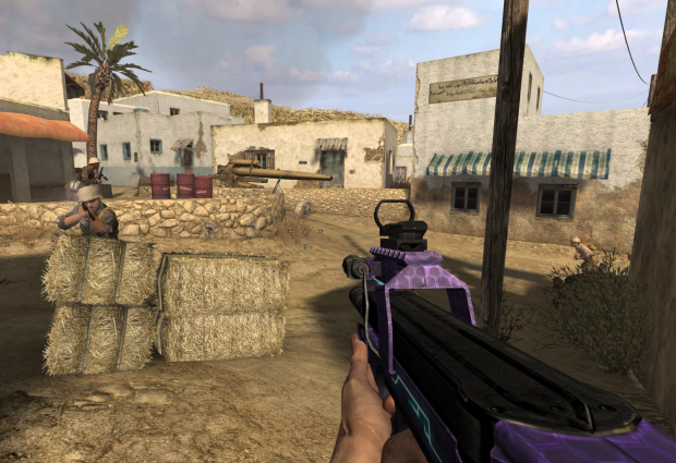 Testing P90 in Call of Duty 2