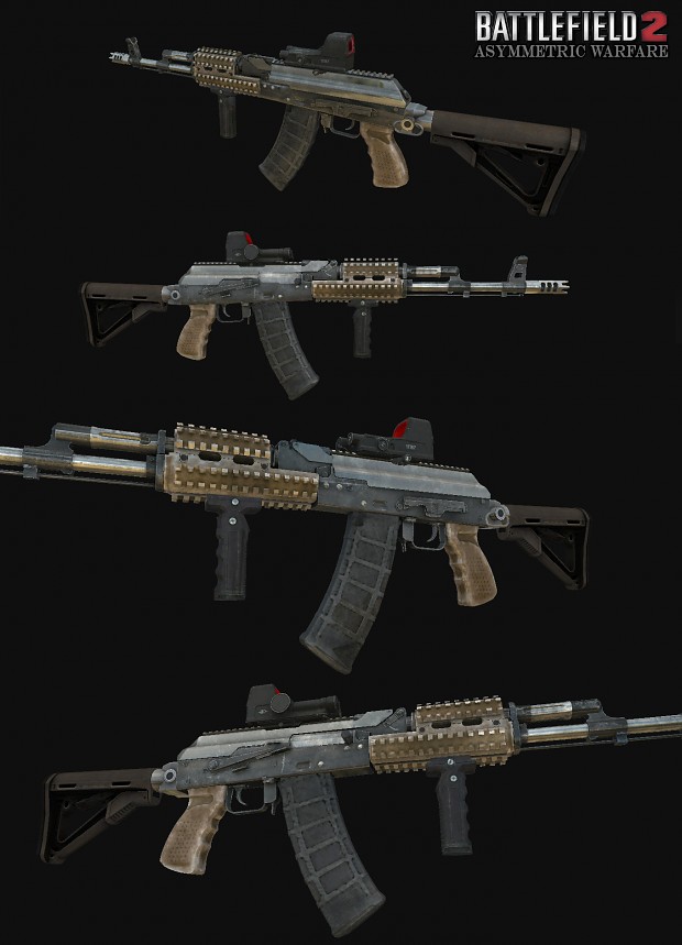 Custom AK-74 with 1p87 optic