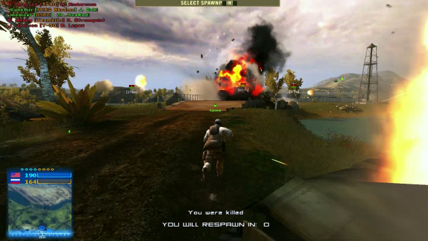Battlefield 2 in 3rd Person Camera View