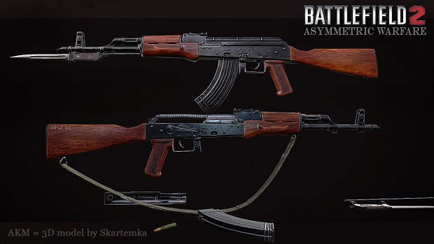 Skartemka's Topless AKM with bayonet