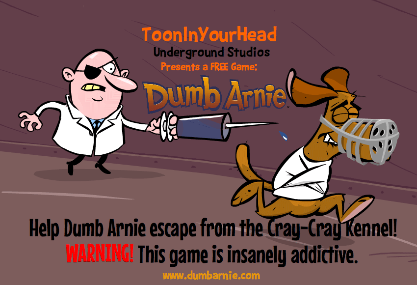 Dumb Arnie game Promo by ToonInYourhead Studios