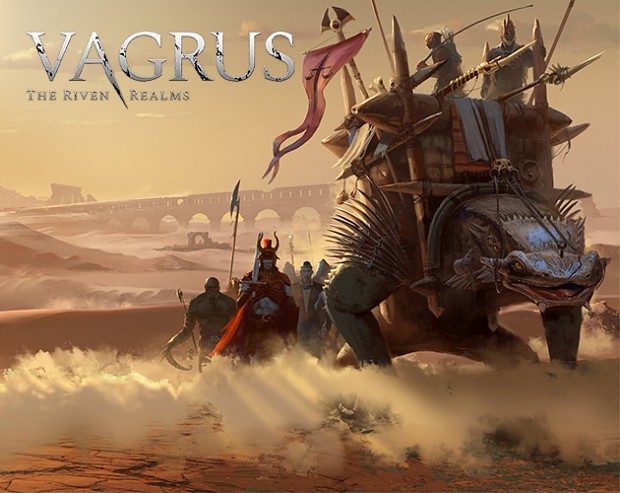 Vagrus - The Riven Realms - Title screen