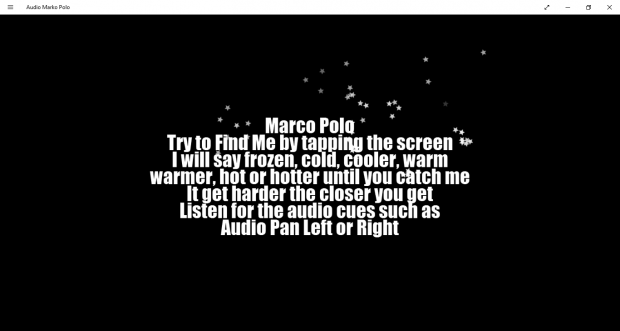 Audio Marco Polo Game