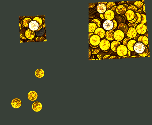 Gold Coins Piles