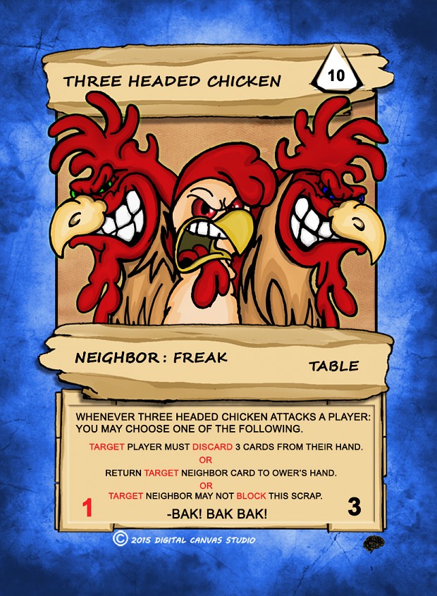 Three Headed Chicken