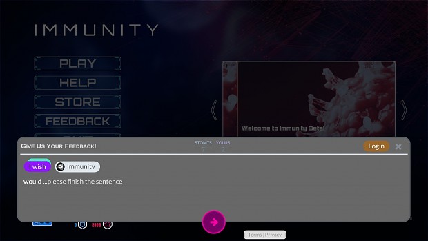 Immunity Screenshot Beta