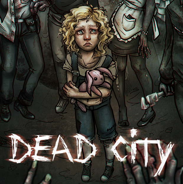 Sketch of promotional poster for Dead City [never published before]