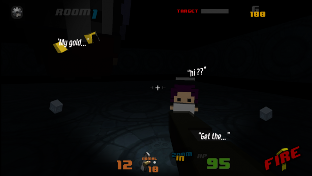 super mini dungeon: "that was my gold" only pistol FPS