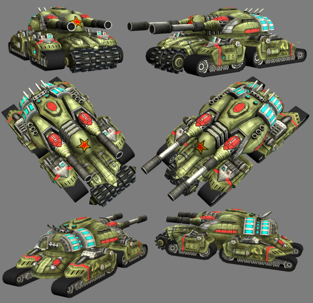 Apocalypse Tank Mk3 texturing done
