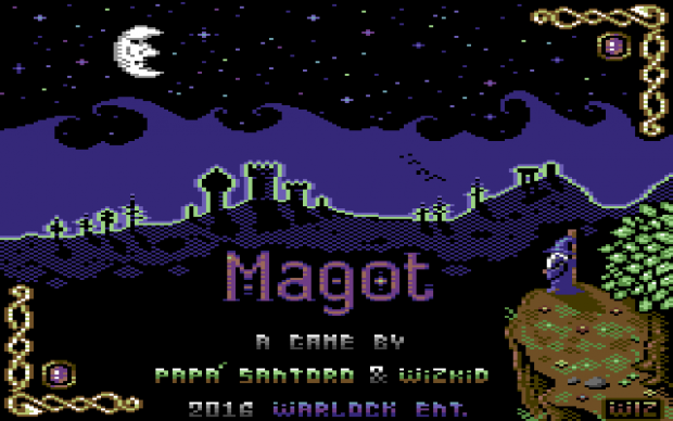 Magot for Commodore 64 - Intro screen
