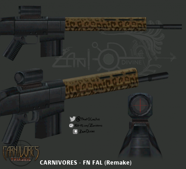 Carnivores: Triassic - FN FAL Remake
