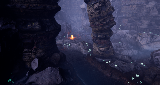 Unreal Engine cave environment