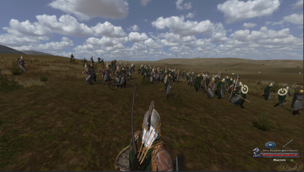 Rohhiric soldiers fend off Uruk-hai