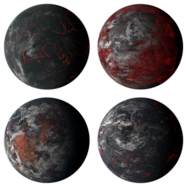 Volcanic Planet Pack 01