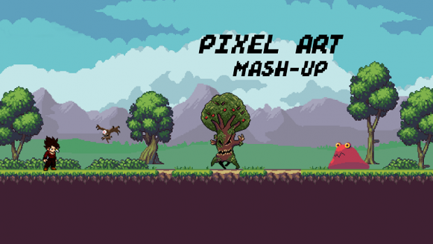 Pixel Art Mash-Up Promo Image