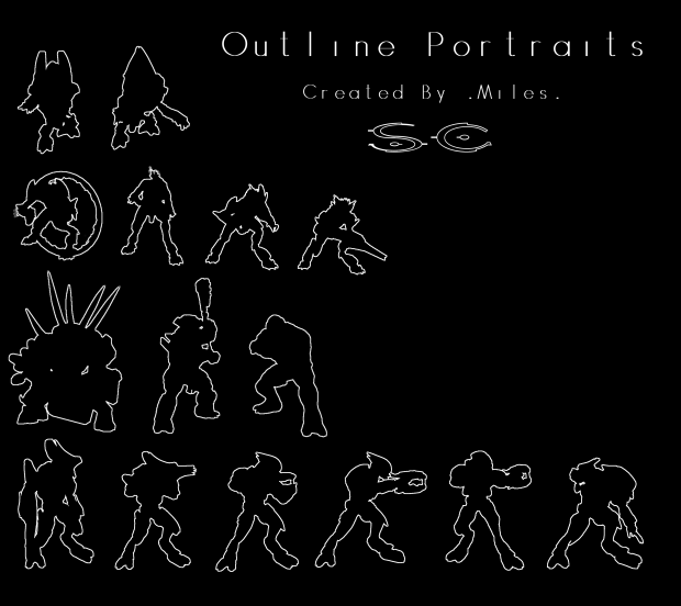 Outline Portraits for SC mod