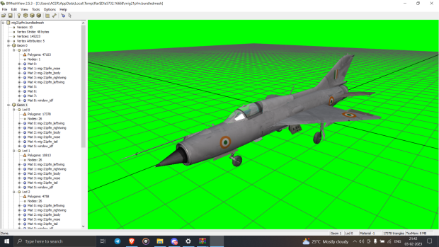 MiG-21MF of  IAF