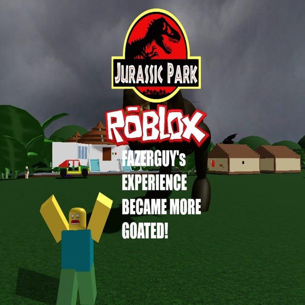 My old Jurassic Park themed game on Roblox