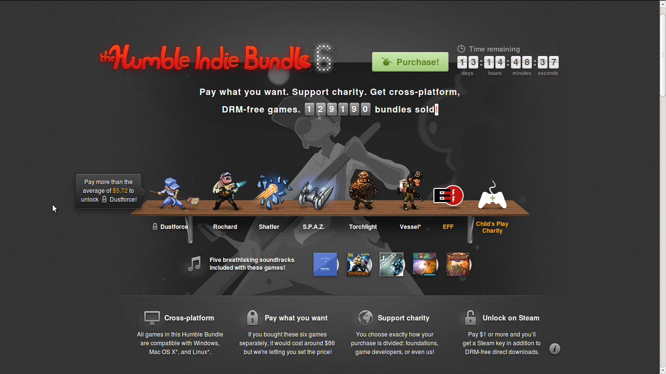 Cross-platform Play. The Humbal indie Bundle. You want these games