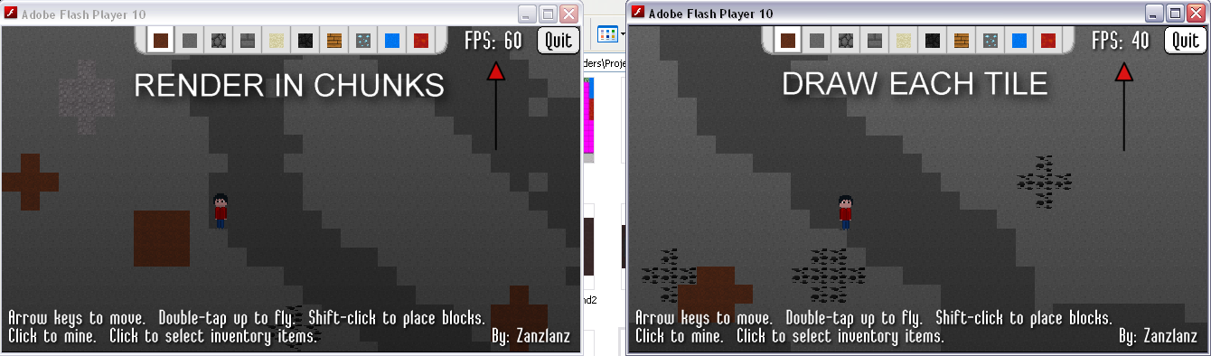 Chunk engine comparison