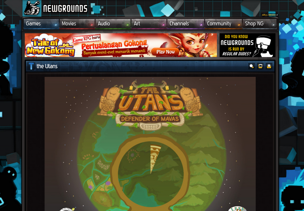 The Utans screenshot on newgrounds