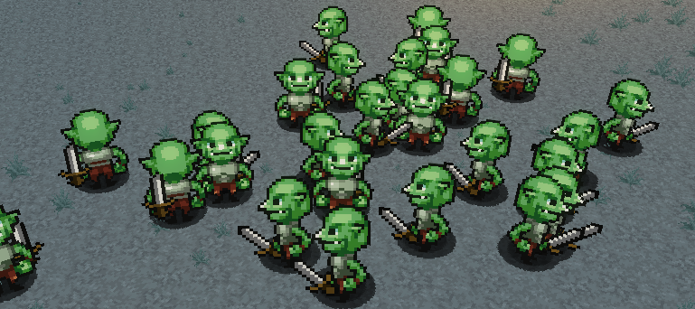 A horde of goblins