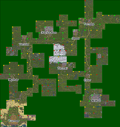 Margonem MMORPG map