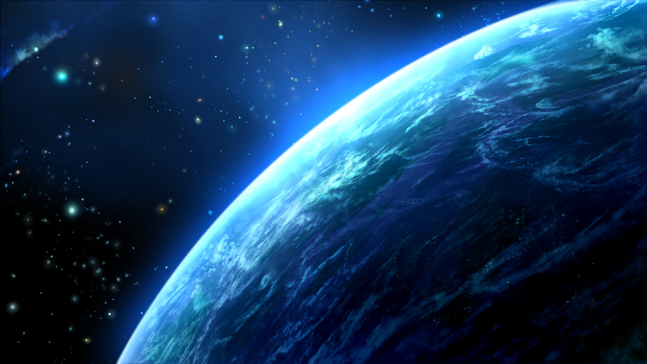 Anime Backgrounds Earth : Anime Space Wallpapers Wallpaper Cave - Check