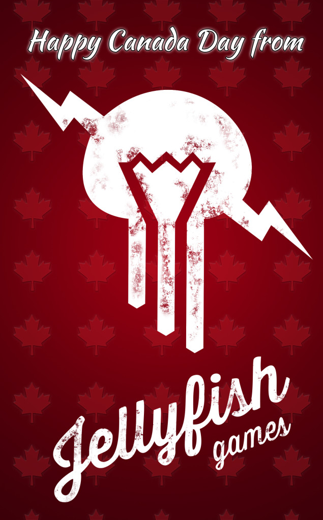 Happy Canada Day from everyone at Jellyfish Games!