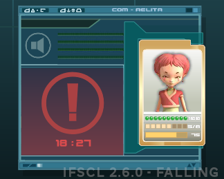 aelita falling screen