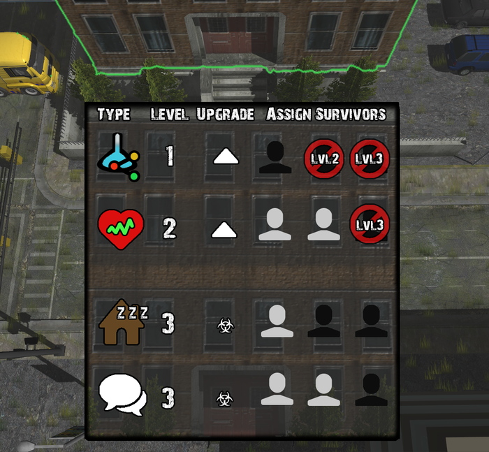 Mock Up of Modifiable Building UI