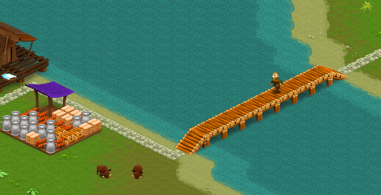 Wooden bridge