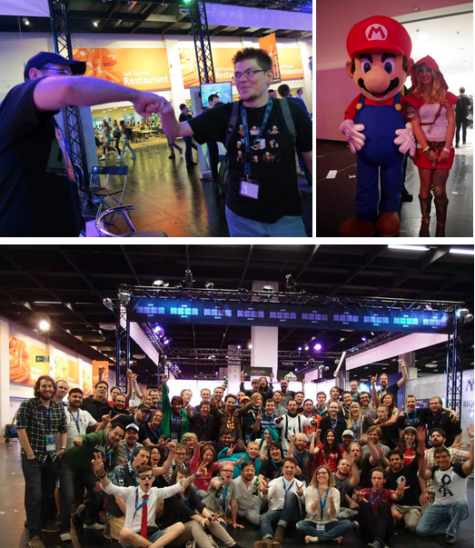 Highlights of Gamescom Included: Meeting some of our awesome Backers --  Making new friends with all the cool devs at the IndieMEGABOOTH -- Spreading the word about DFS with our Red Robin cosplaying all over the show!