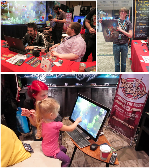 Highlights of PAX Prime Included: Hanging our with Angry Joe while he played as our Adventurous Sheep in Dragon Fin Soup -- Rewarding our High Score winner and Backer who helped out at the booth -- Watching our youngest player yet enjoy Dragon Fin Soup!