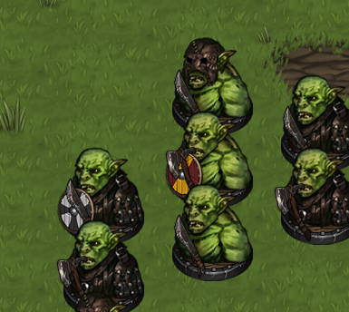 young orc group battle brothers turn based strategy