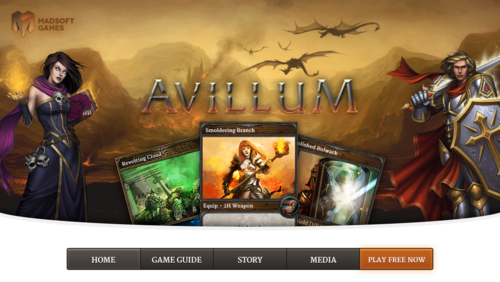 Avillum Browser Based Trading Card Game