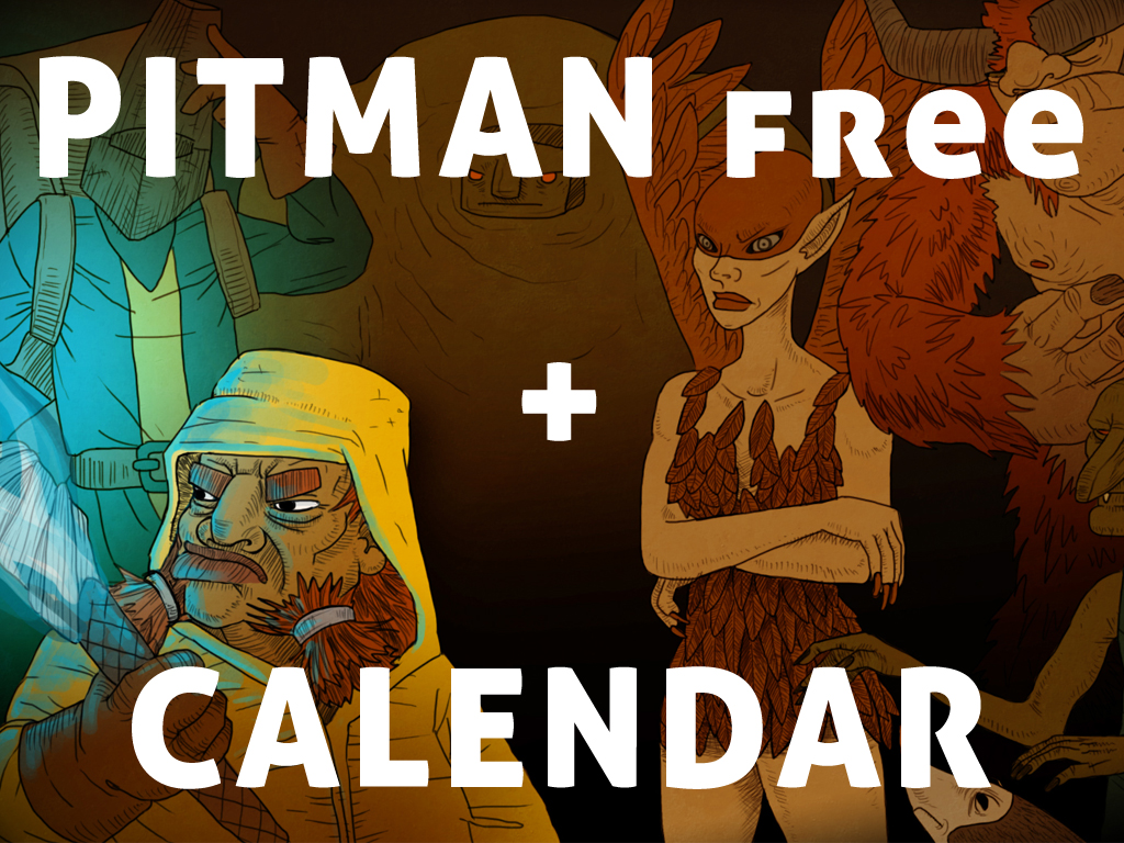 PITMAN for free today + Christmas Calendar news TRI Of Friendship