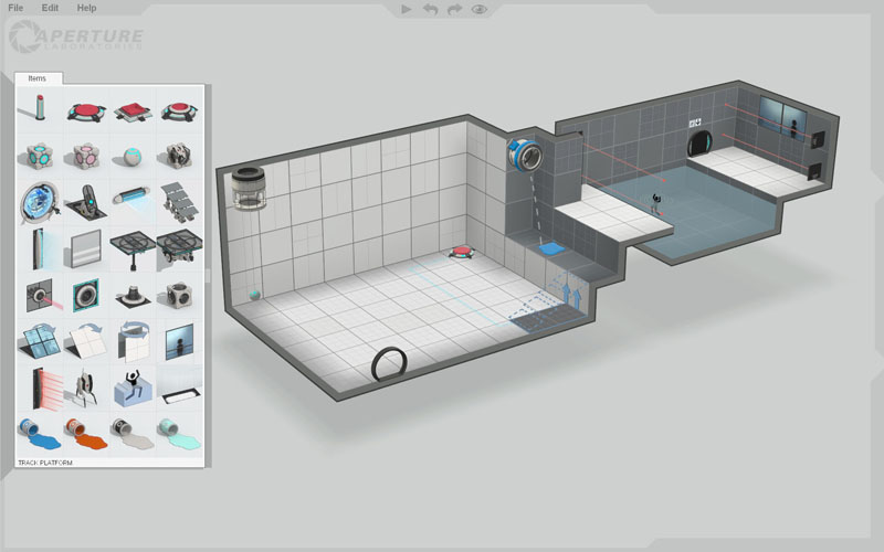 Portal 2 Puzzle Creator.