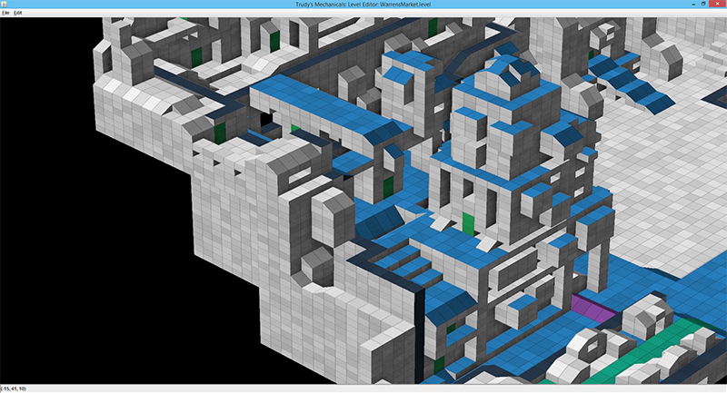 The sprawling, ramshackle Warrens. Lots of verticality in these stages.