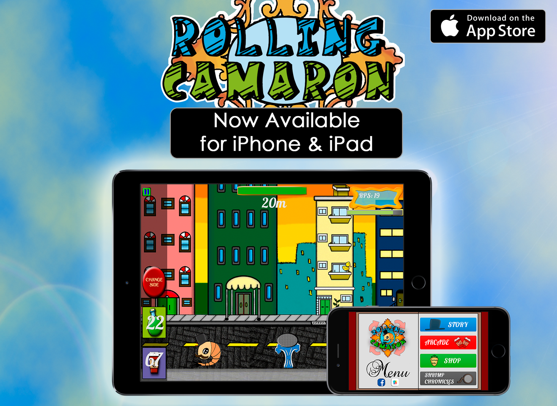 Rolling Camaron iOS