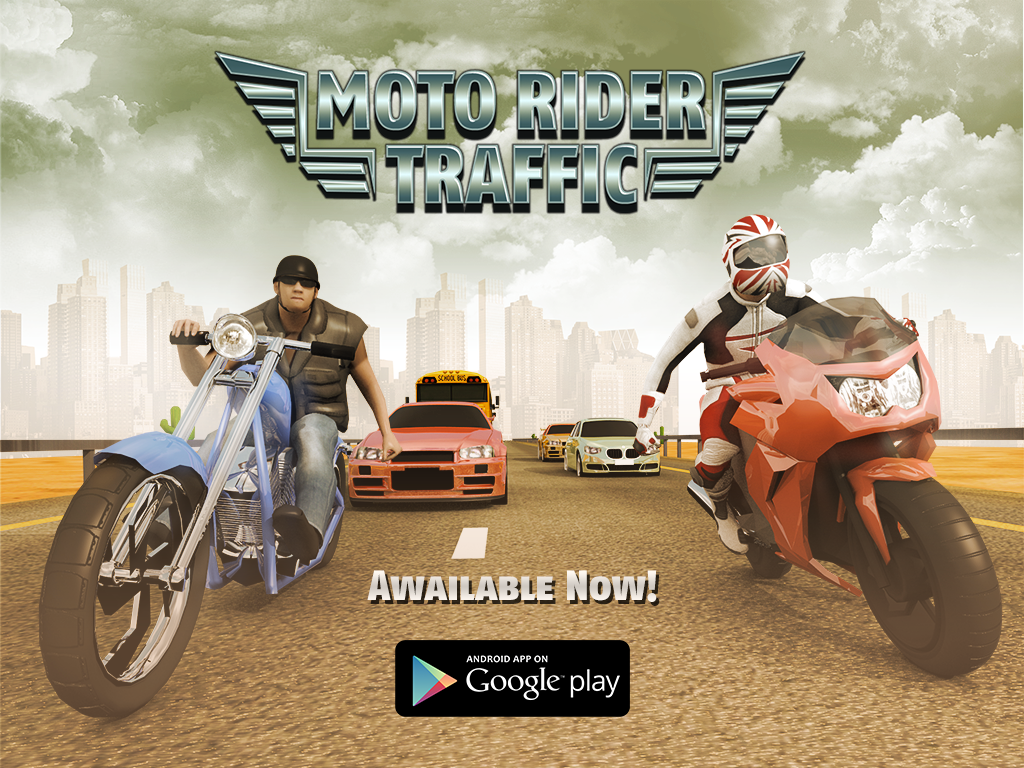 highway moto rider - traffic race