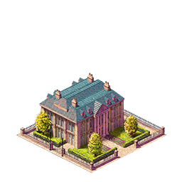 The mansion- this building has some other visual variants too.