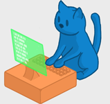 The Cat Machine Typing Cat