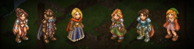 FFT Job Classes Sprites