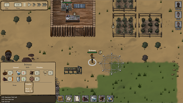 Colonist Skills