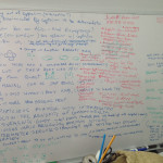 Karaski Game Design whiteboard